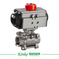 Q611F-16P-DN40 SOFT SEAL 3PC BALL Valve